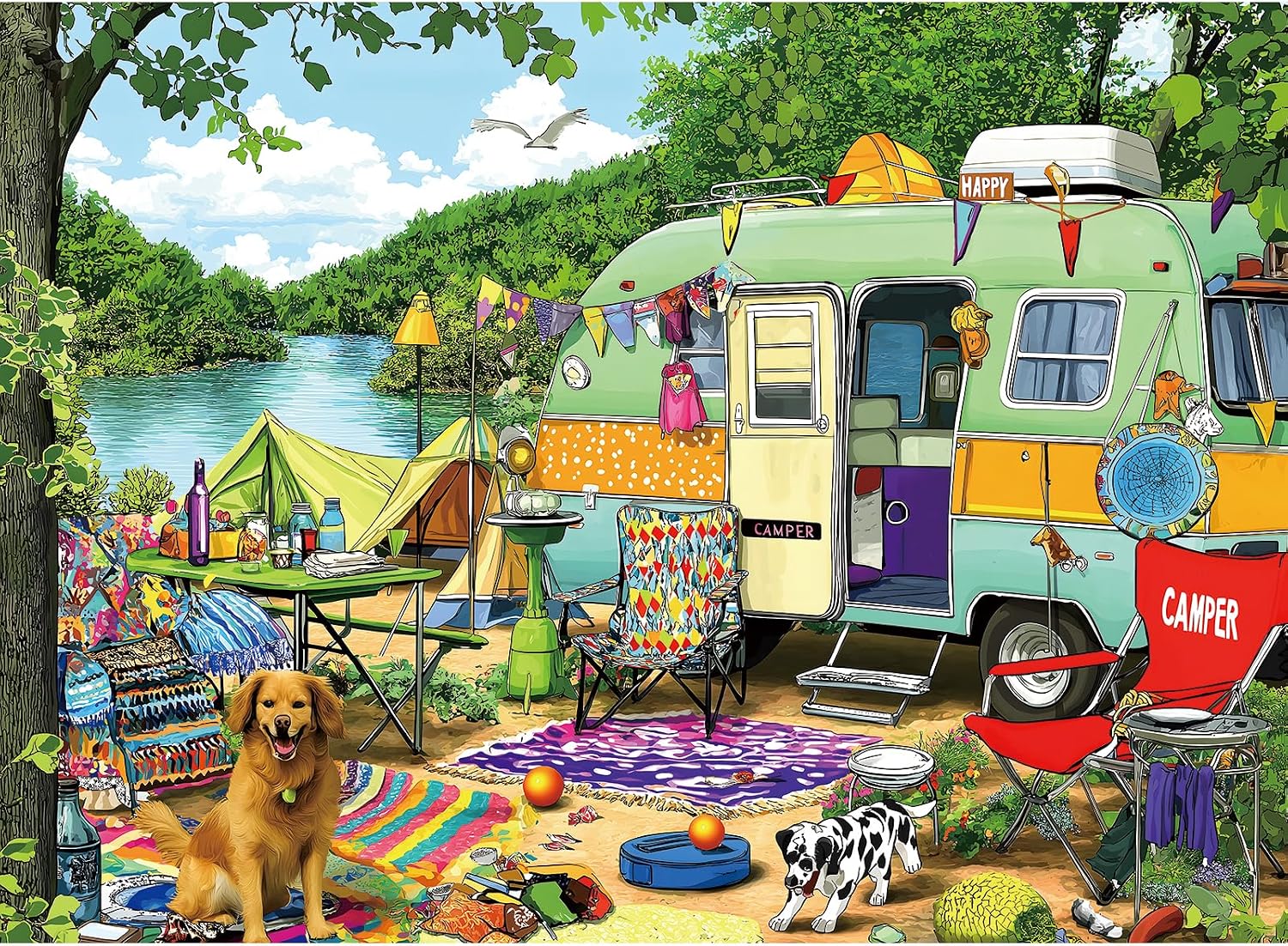Thumbnail 6 de MINIWAN 500-Piece Aurora Jigsaw Puzzle