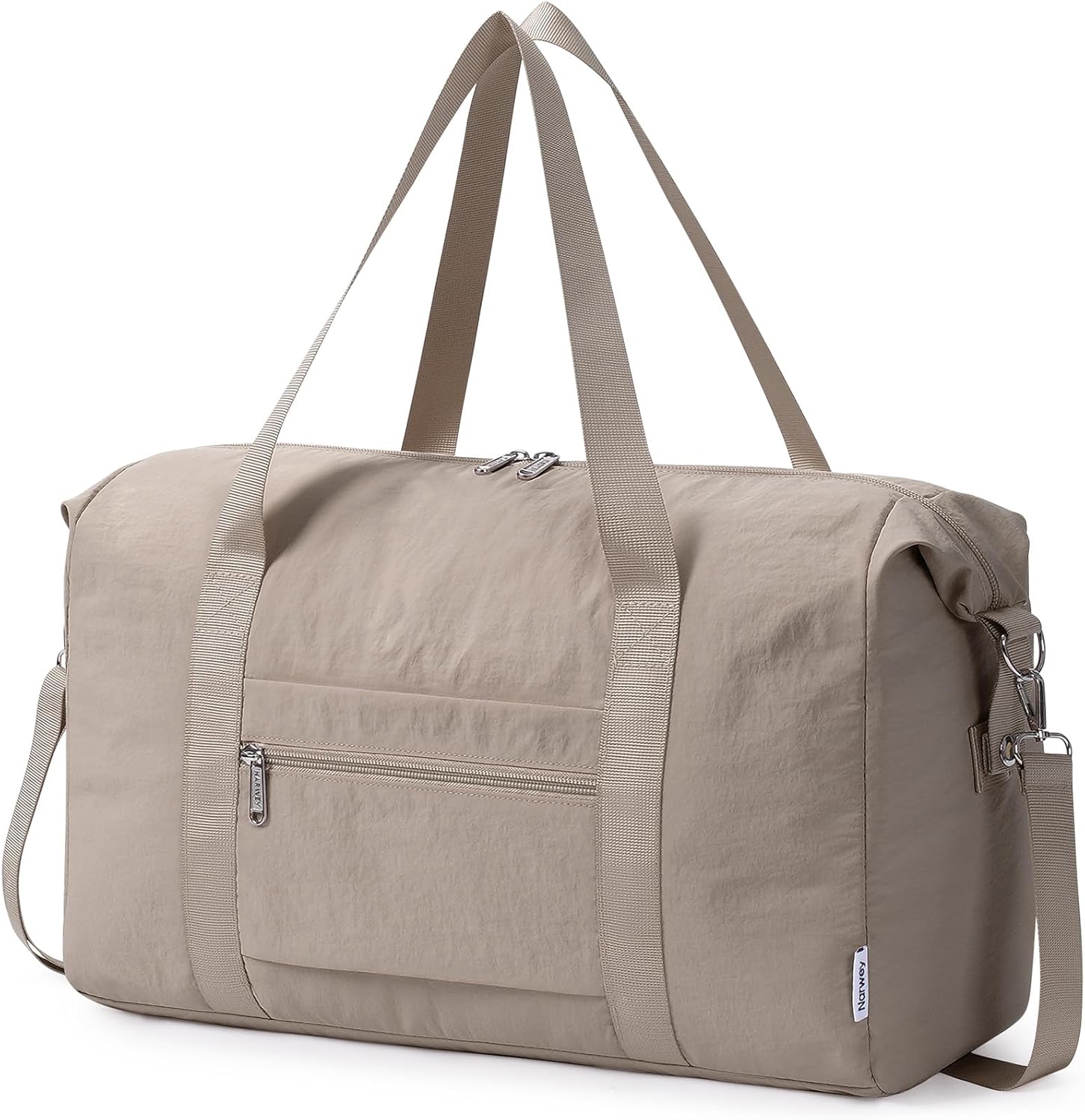 Detalle de Narwey EasyJet underseat cabin bag 45x36x20 (25L) – lightweight foldable travel holdall, khaki
