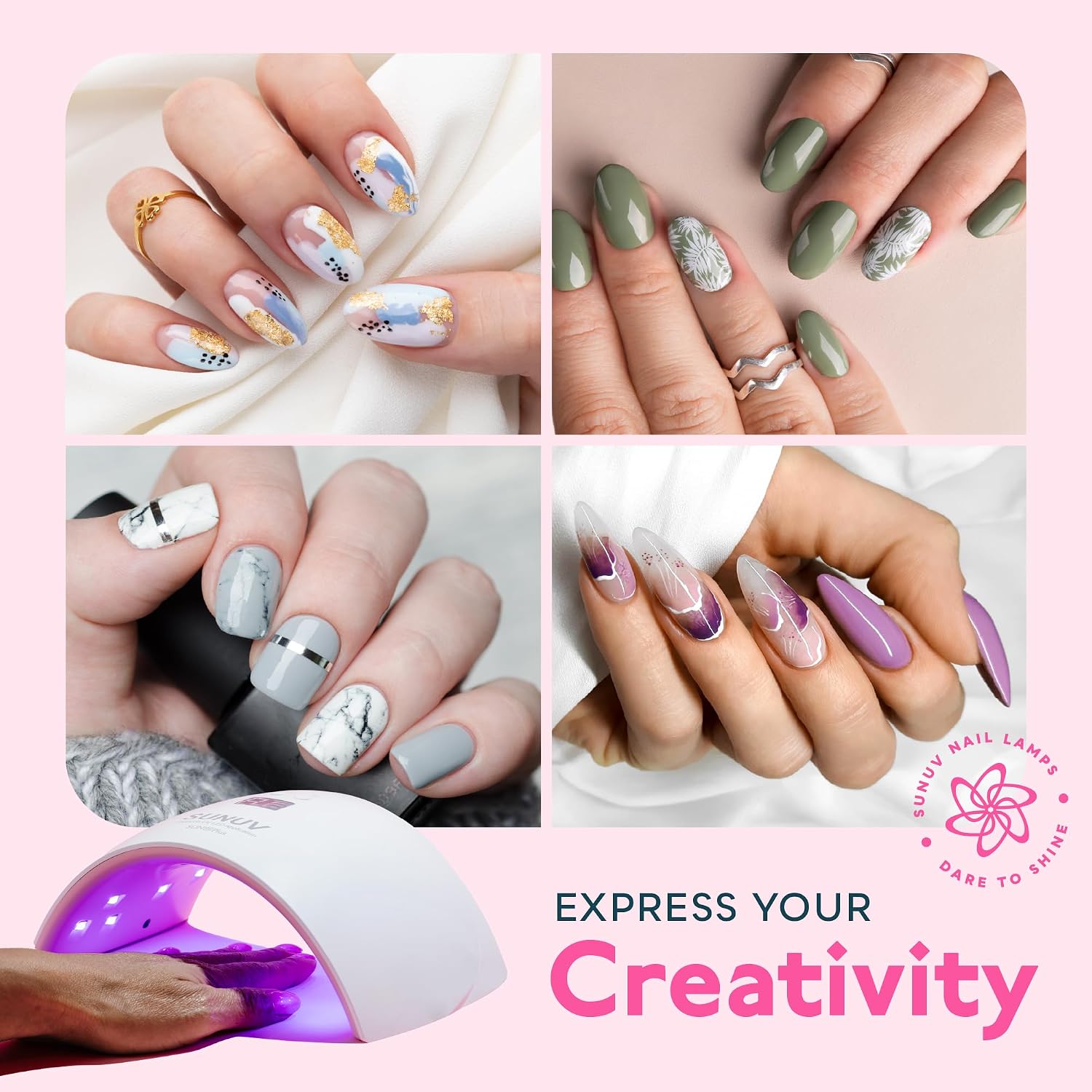 Thumbnail 6 de SUNUV Lampada Asciuga Unghie LED/UV con sensore automatico e schermo LCD per manicure e pedicure a casa
