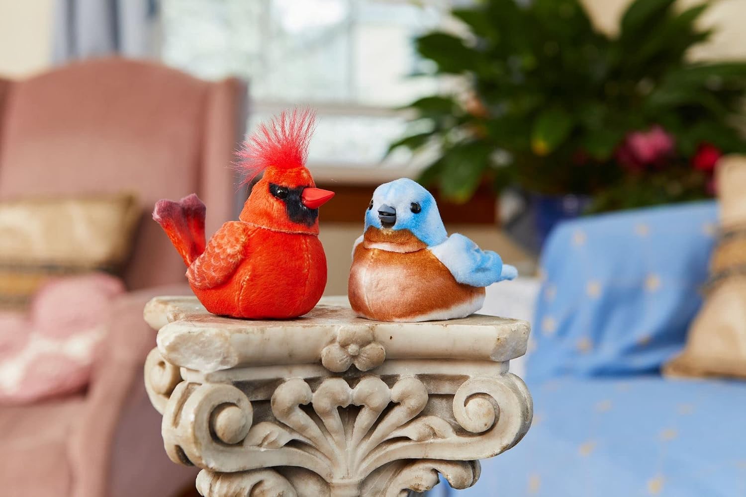 Detalle 2 de Ageless Innovation Joy For All Bluebird Walker Squawker (animatronic chirping bird) for seniors