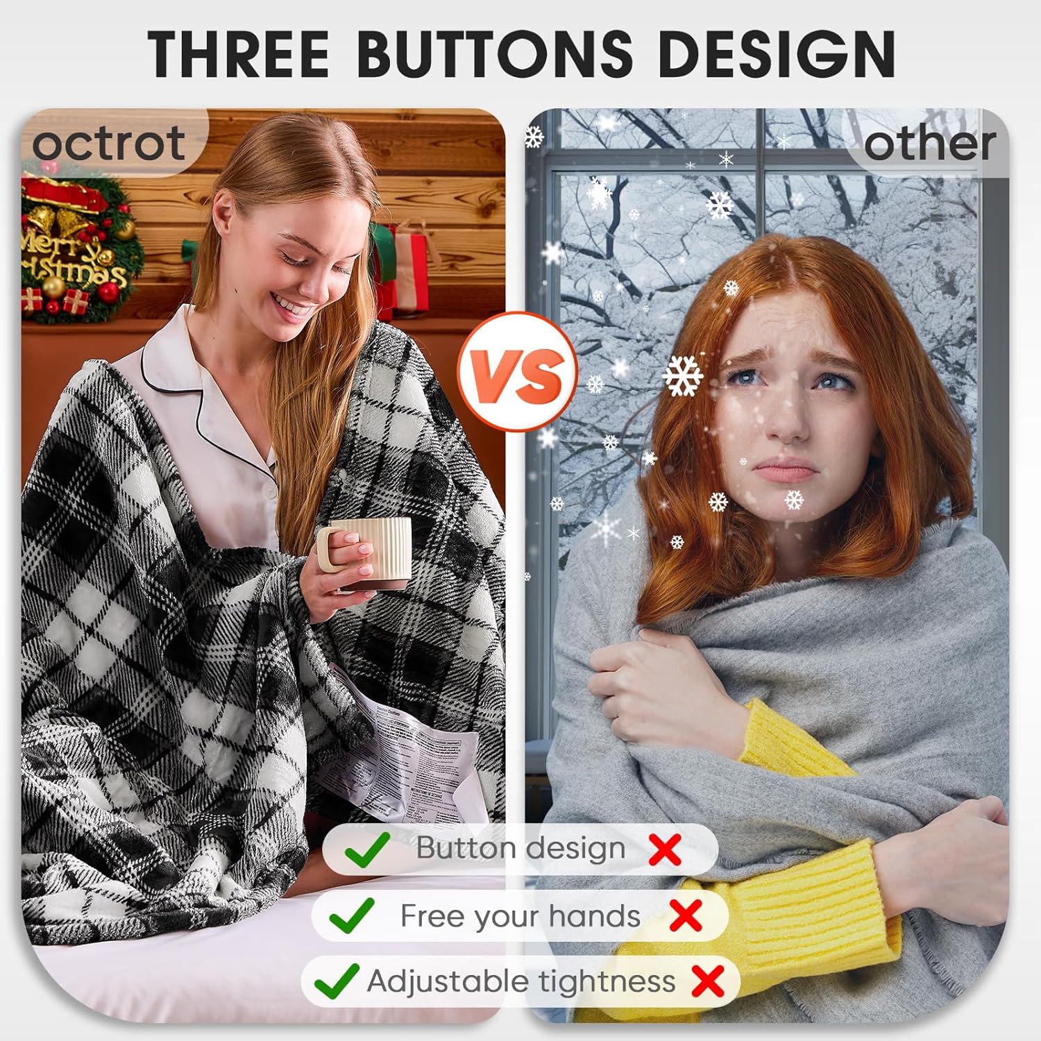 Thumbnail 6 de Black Heated Blanket Twin 62x84, 10 Heat Levels