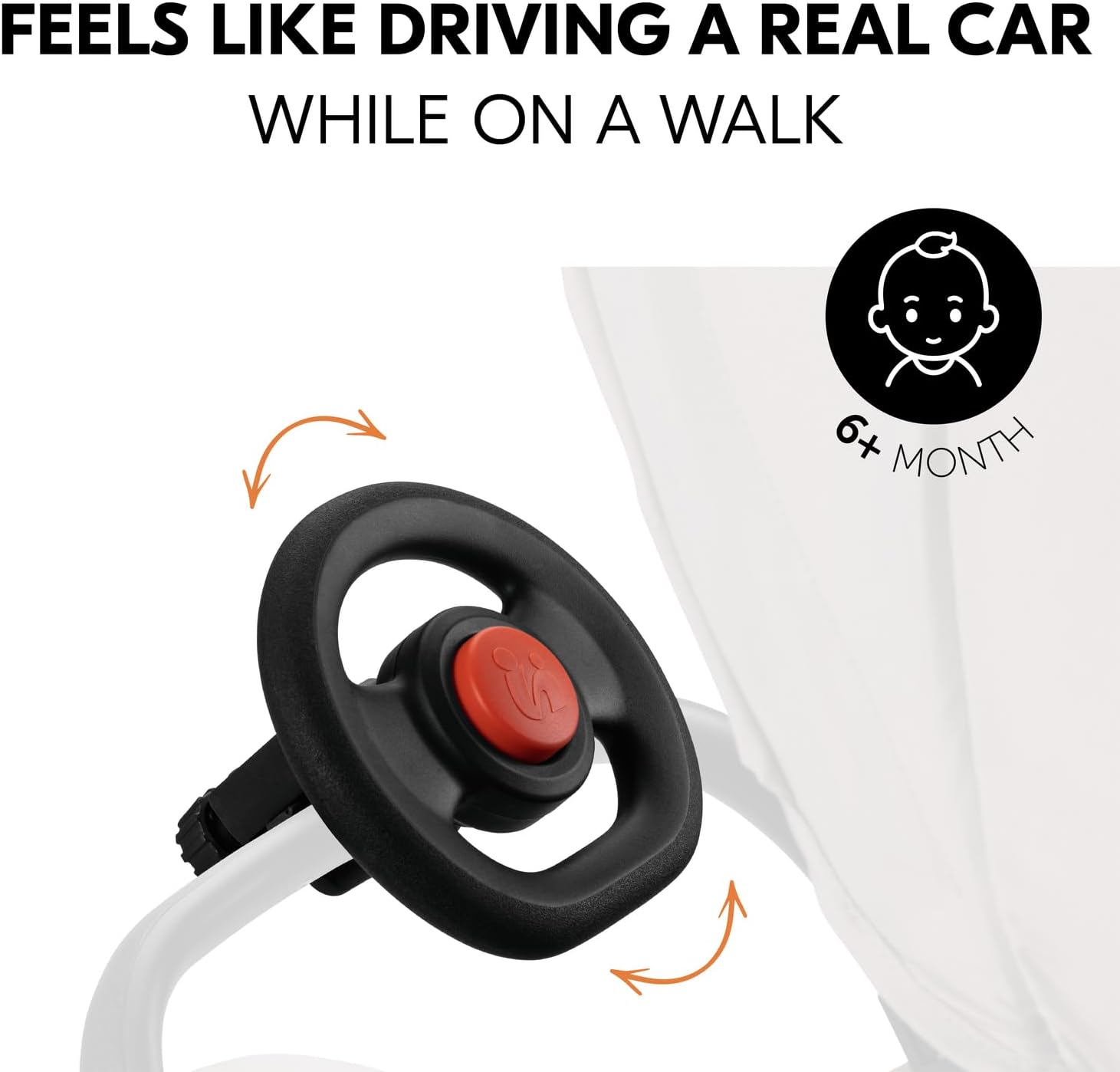 Thumbnail 2 de hauck Pushchair Steering Wheel Toy, Black – Interactive Driving Toy for Toddlers