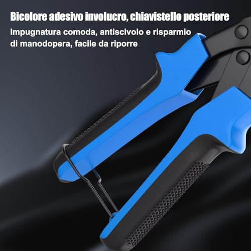 Detalle de Diyife Buca Cinture 6 Misure: Design a Doppia Leva Senza Sforzo per forare pelle, tessuti e altro