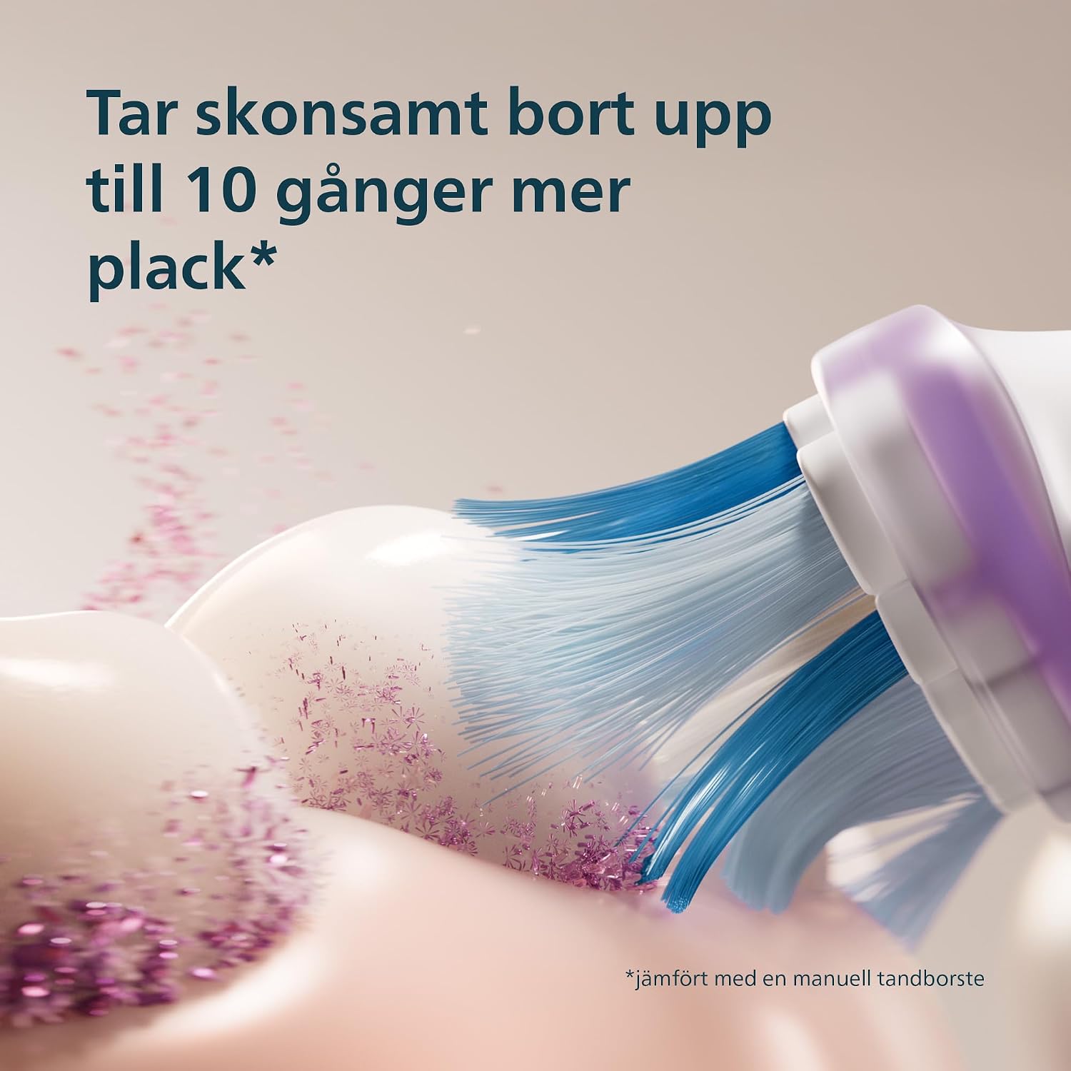 Detalle 2 de Philips Sonicare 7100 HX7423/01 eltandborste med app och tryckvarning