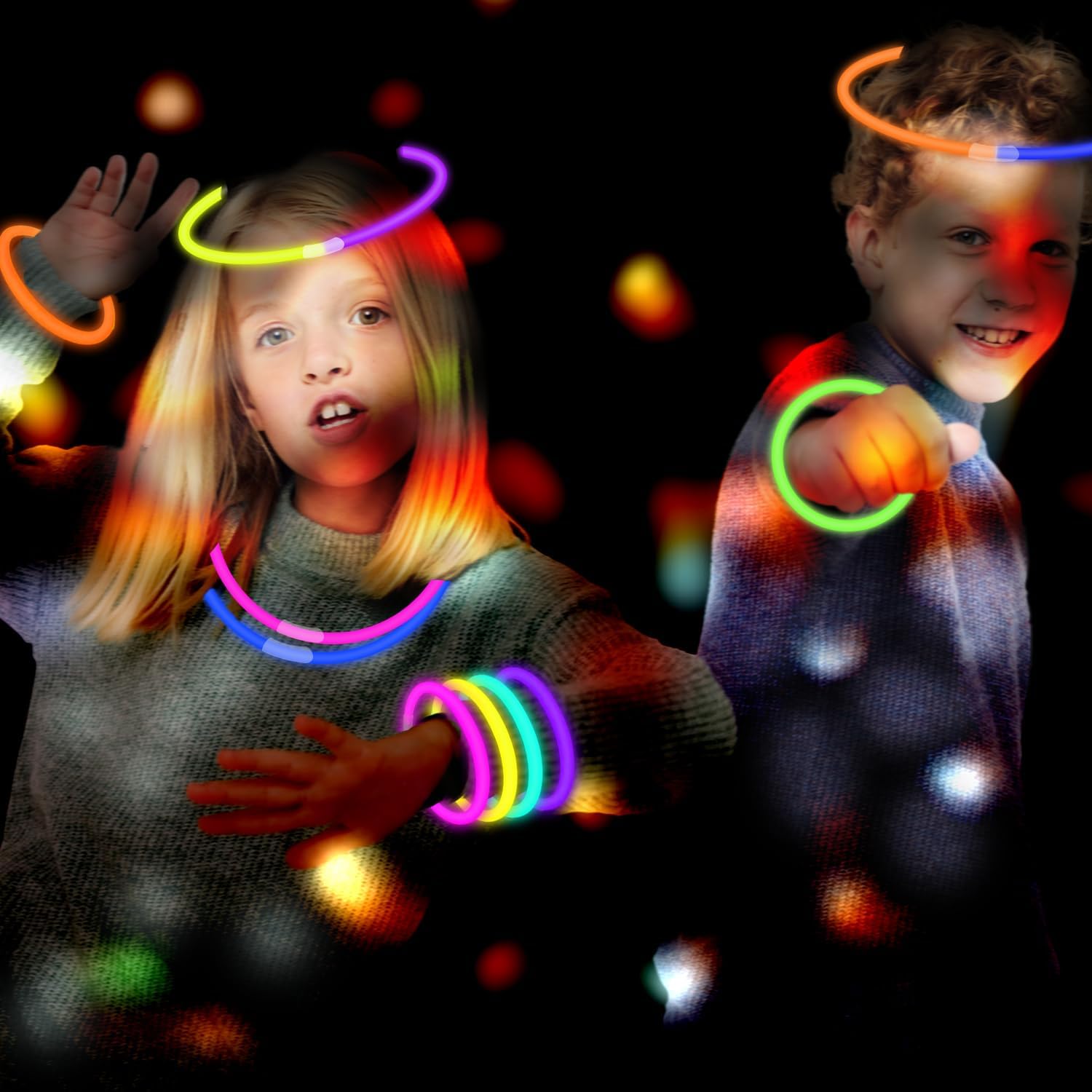 Thumbnail 4 de NYE Glow Sticks Party Pack 8" glow sticks ๐