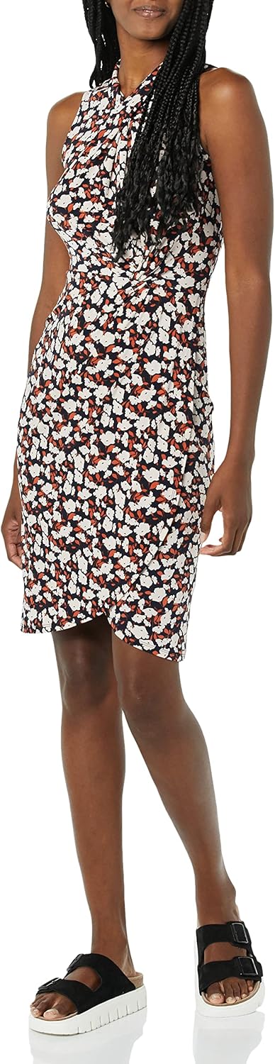 Thumbnail 6 de Amazon Essentials Damen ärmelloses Wickelkleid mit Crossover-Twistausschnitt