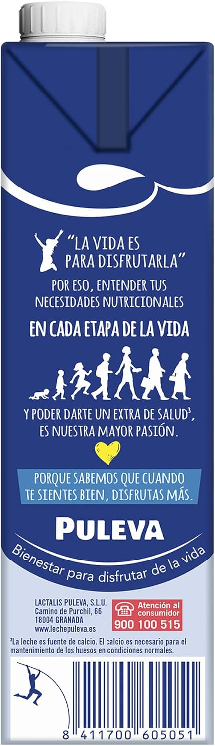 Detalle de Puleva Proteína Extra Pro Pack 6 x 1L: proteína, calcio y vitaminas en una bebida lista para tomar