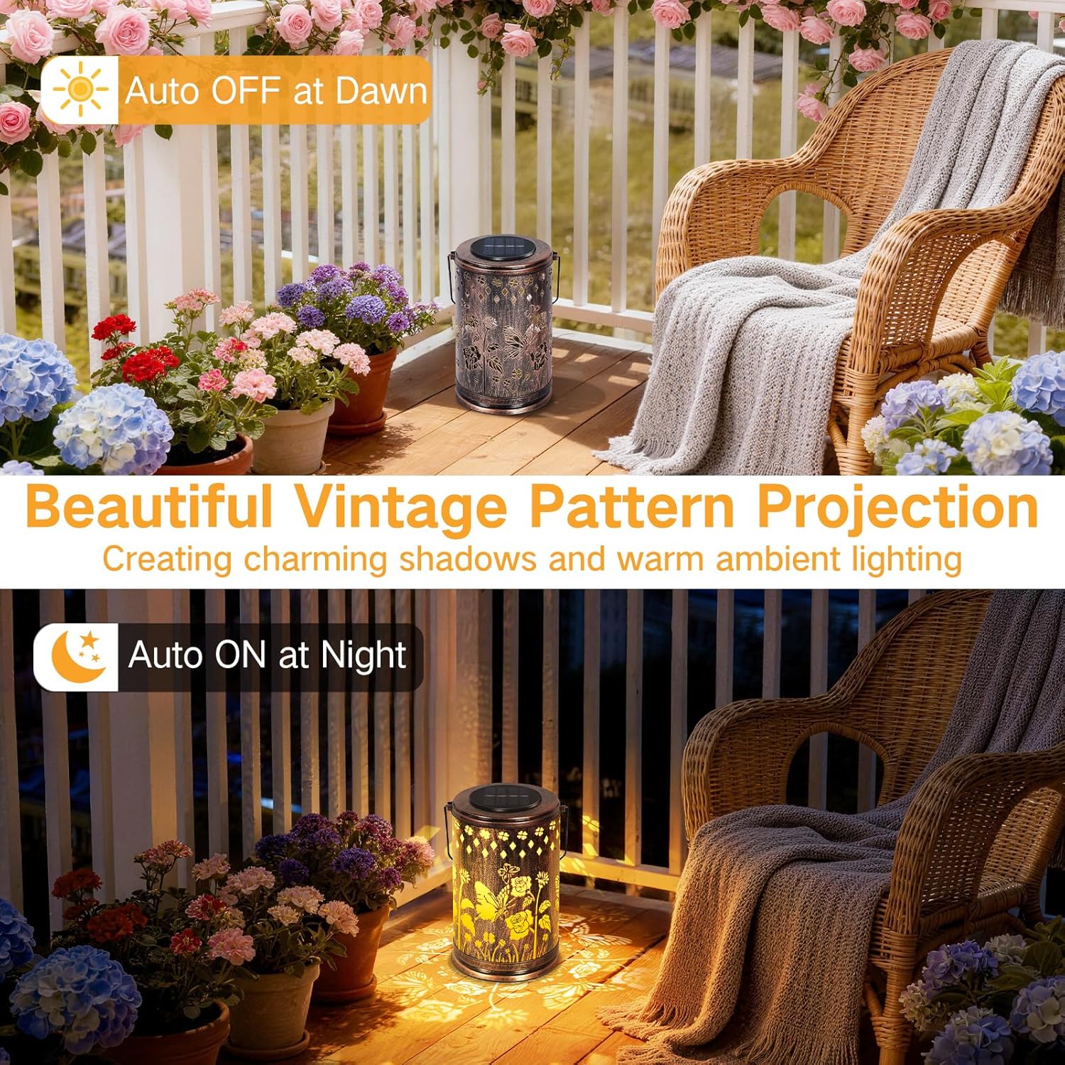 Thumbnail 3 de OUTONLIFE Butterfly Solar Lantern Garden Ornaments – waterproof hanging solar lights