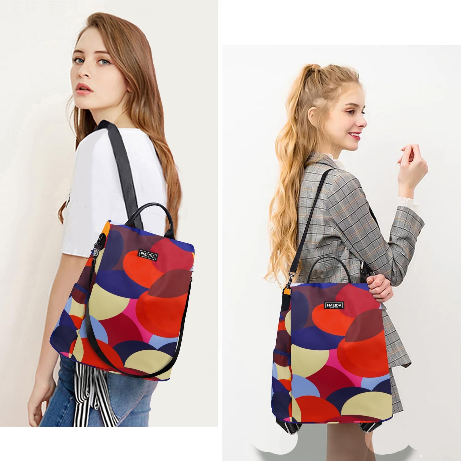 Thumbnail 1 de Fmeida Backpack Womens Anti Theft Travel Rucksack