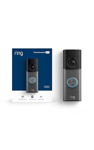 Detalle de Ring Wired Doorbell 4K Pro (Newest Model) - Retinal 4K, 10x Zoom, Night Vision
