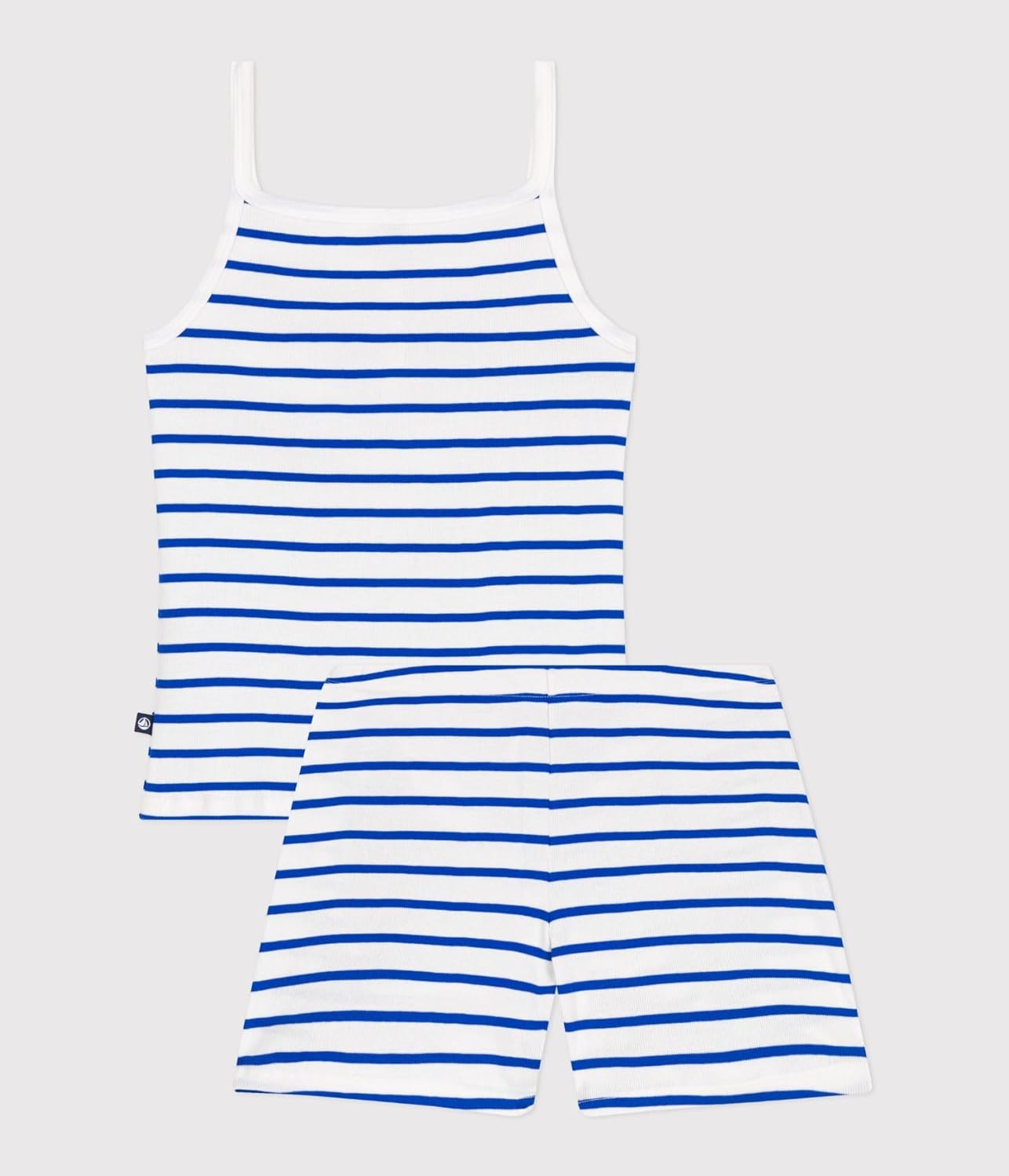 Thumbnail 5 de Petit Bateau Pyjacourt Femme : pyjama short à bretelles en coton