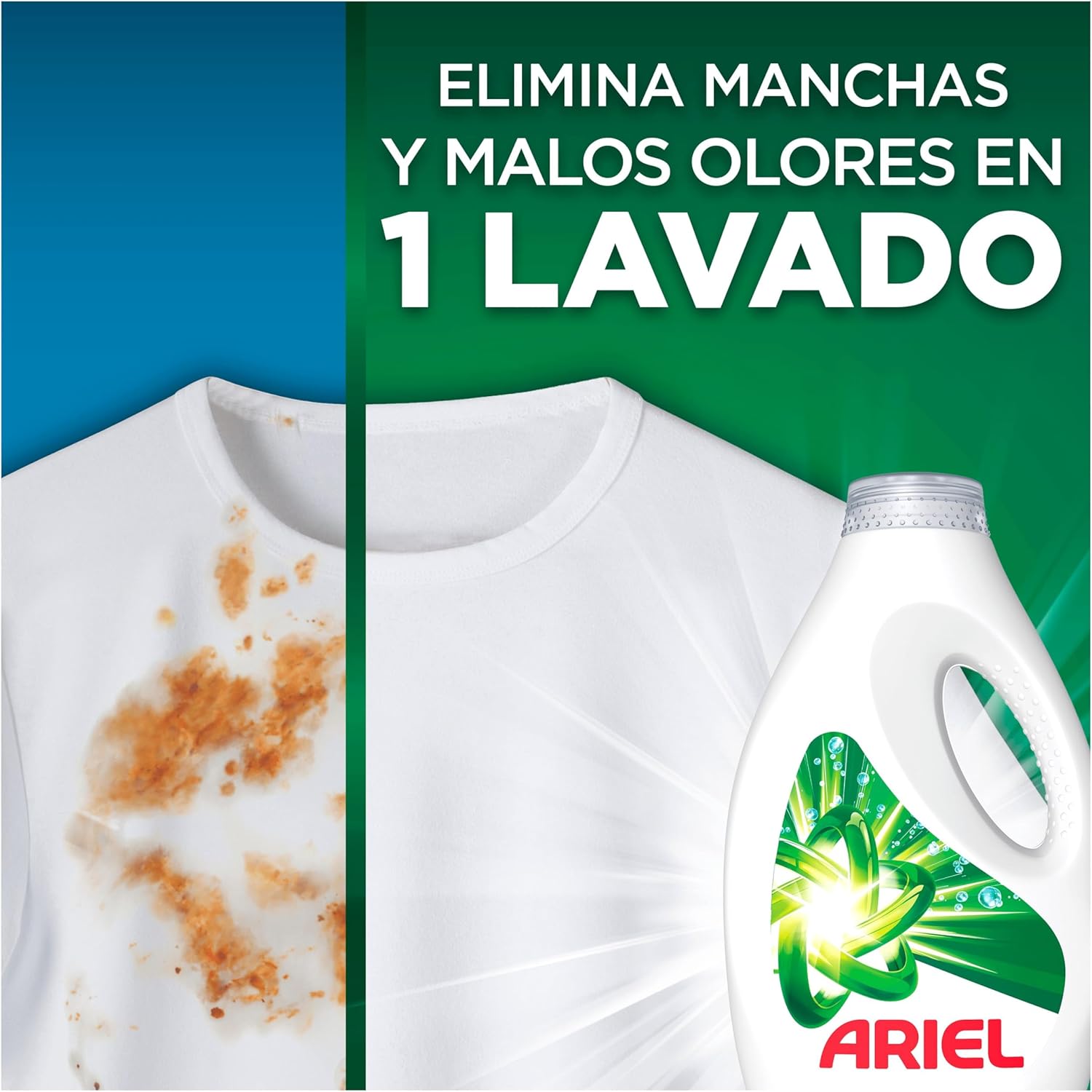 Ariel 100 lavados detergente líquido 100 lavados