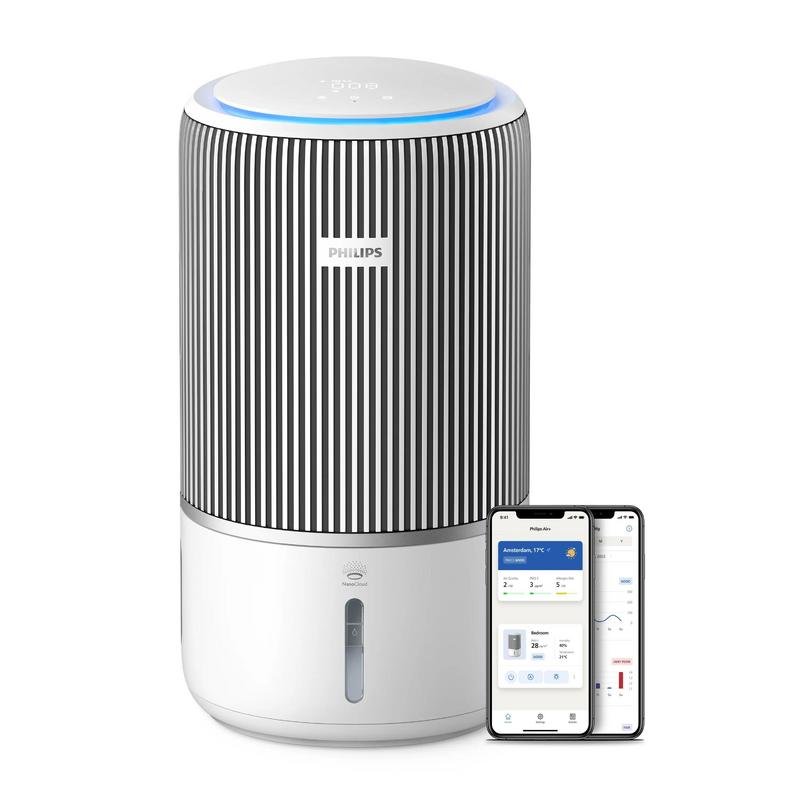 Detalle de Purificador de aire Philips AC3420/10 humidificador NanoProtect HEPA 78 m²