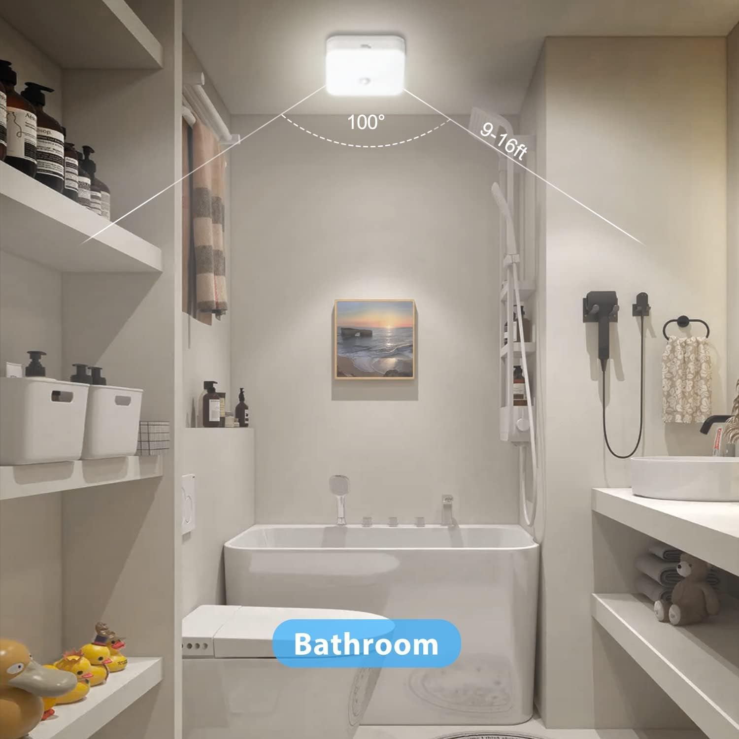 Thumbnail 3 de Toowell Akku Lampe 10.000 mAh mit Bewegungsmelder