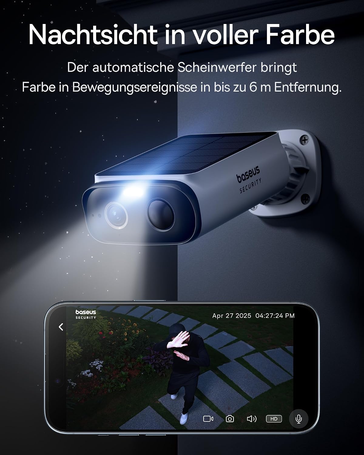 Thumbnail 5 de Baseus S1 Lite Solocam Außenkamera 2K