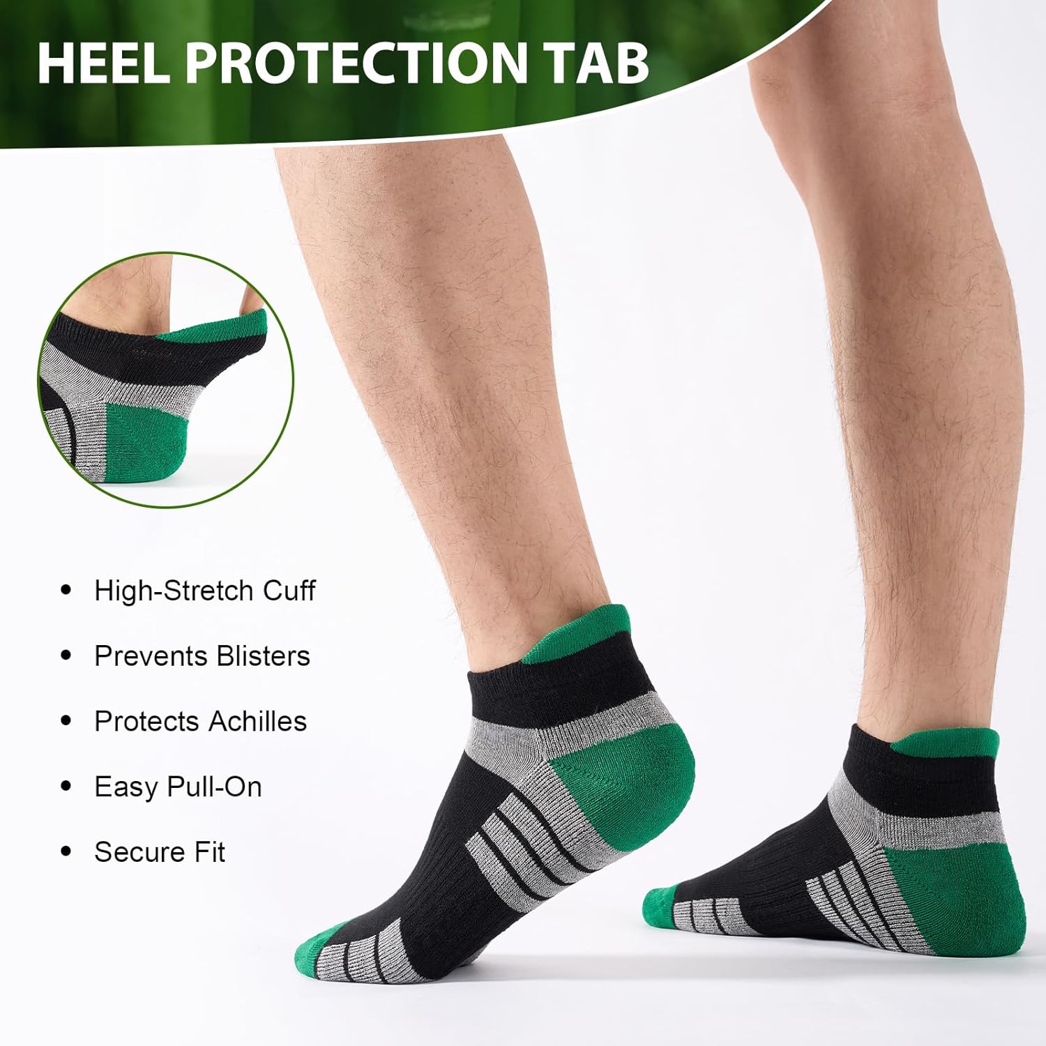 Thumbnail 5 de Stoeury Bamboo Trainer Socks for Men & Women – Breathable, Cushioned & Seamless Toe (6 Pairs)