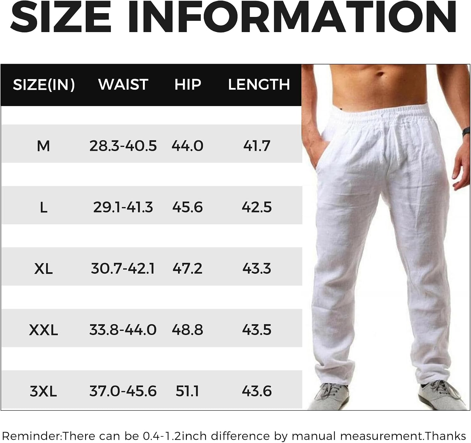 Thumbnail 6 de Men's Linen Trousers Summer Casual trousers
