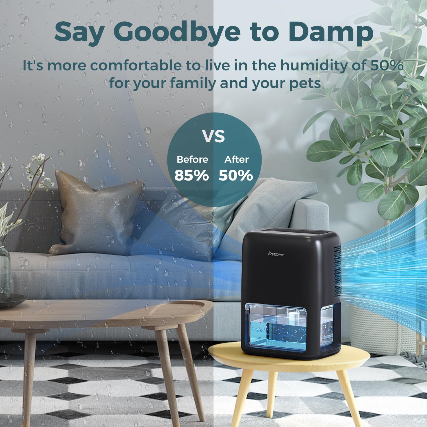 Detalle de Breezome 60 Oz Dehumidifier ⚙
