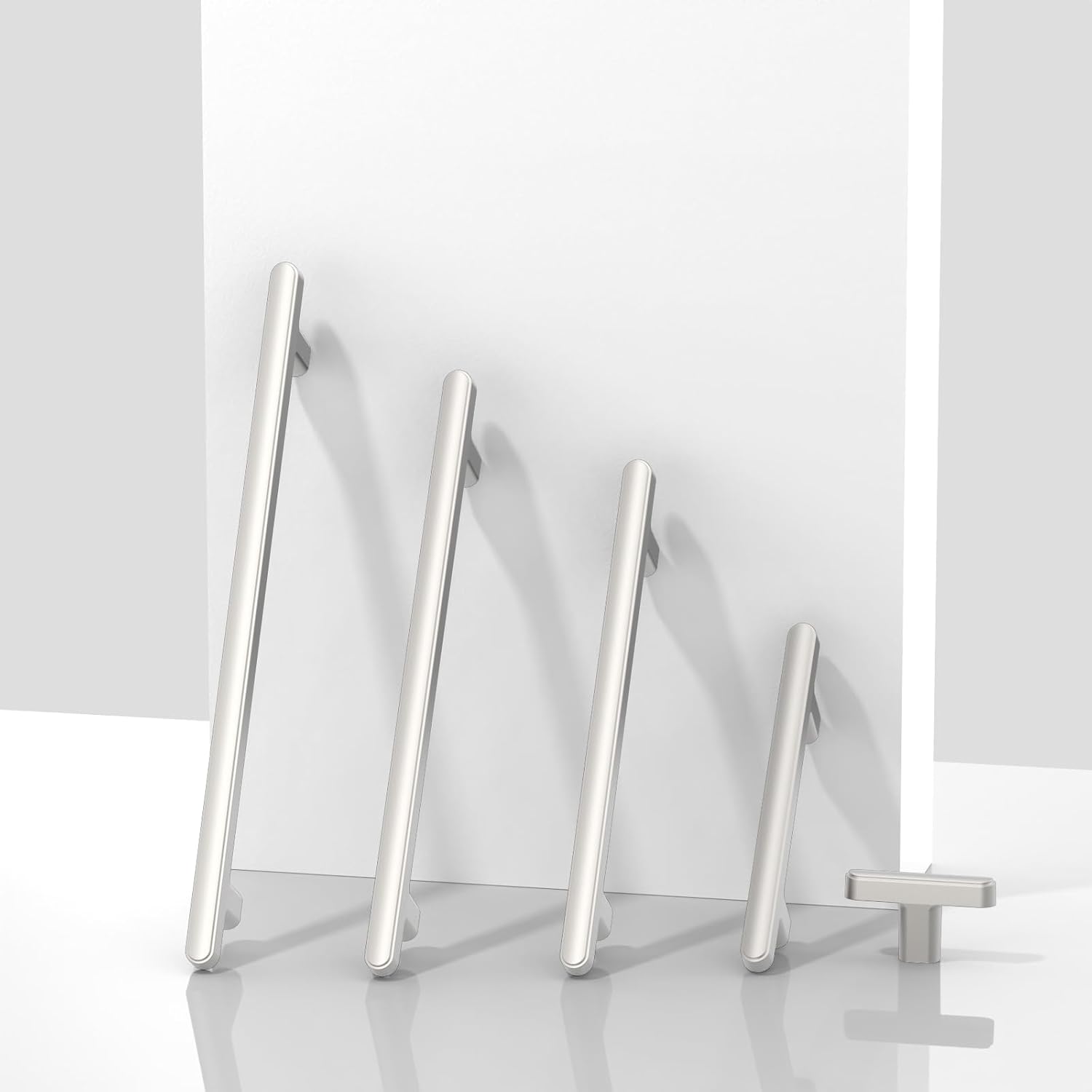 Thumbnail 5 de Asimerdeco cabinet knobs, brushed satin nickel