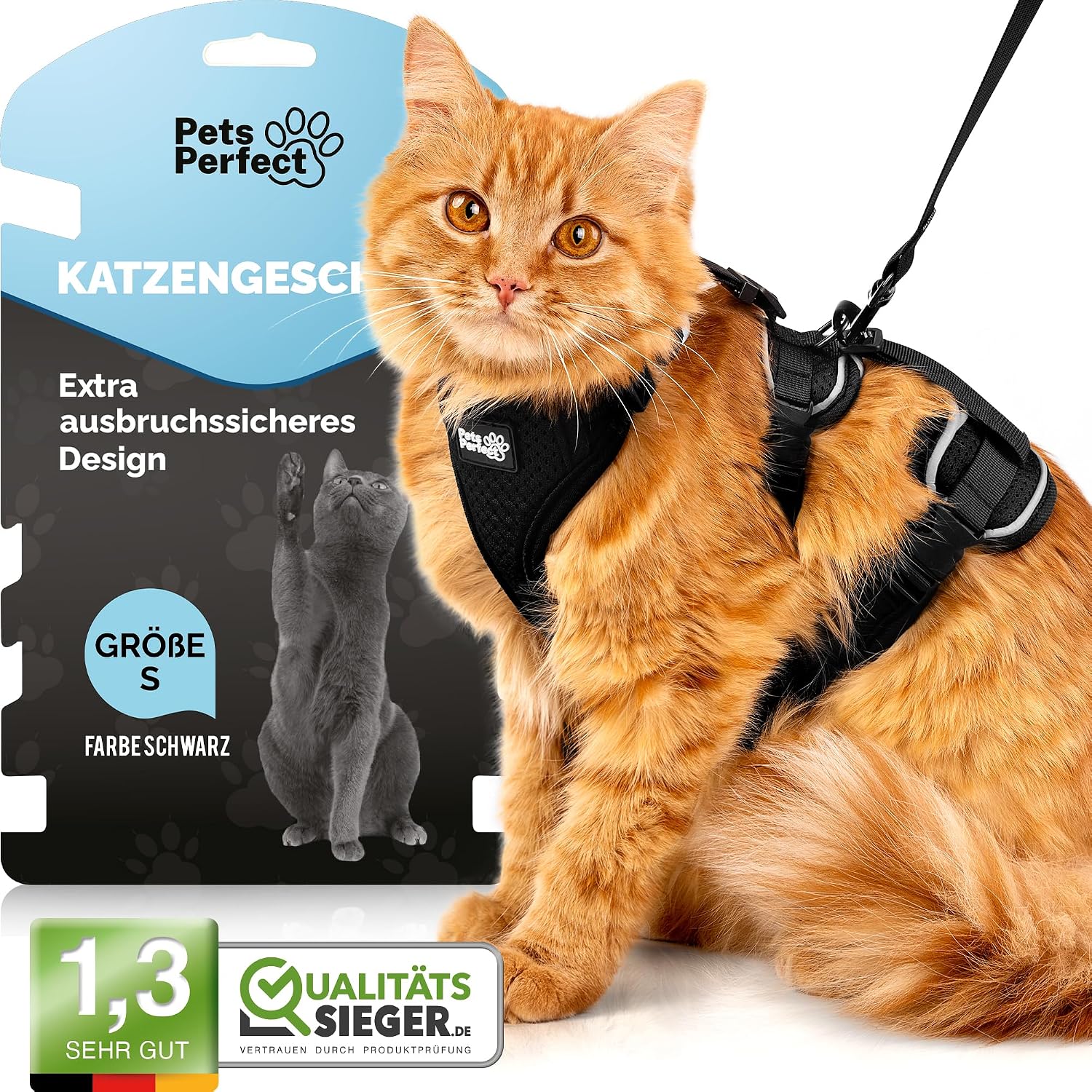 Detalle de Pets Perfect Katzengeschirr S đŸ