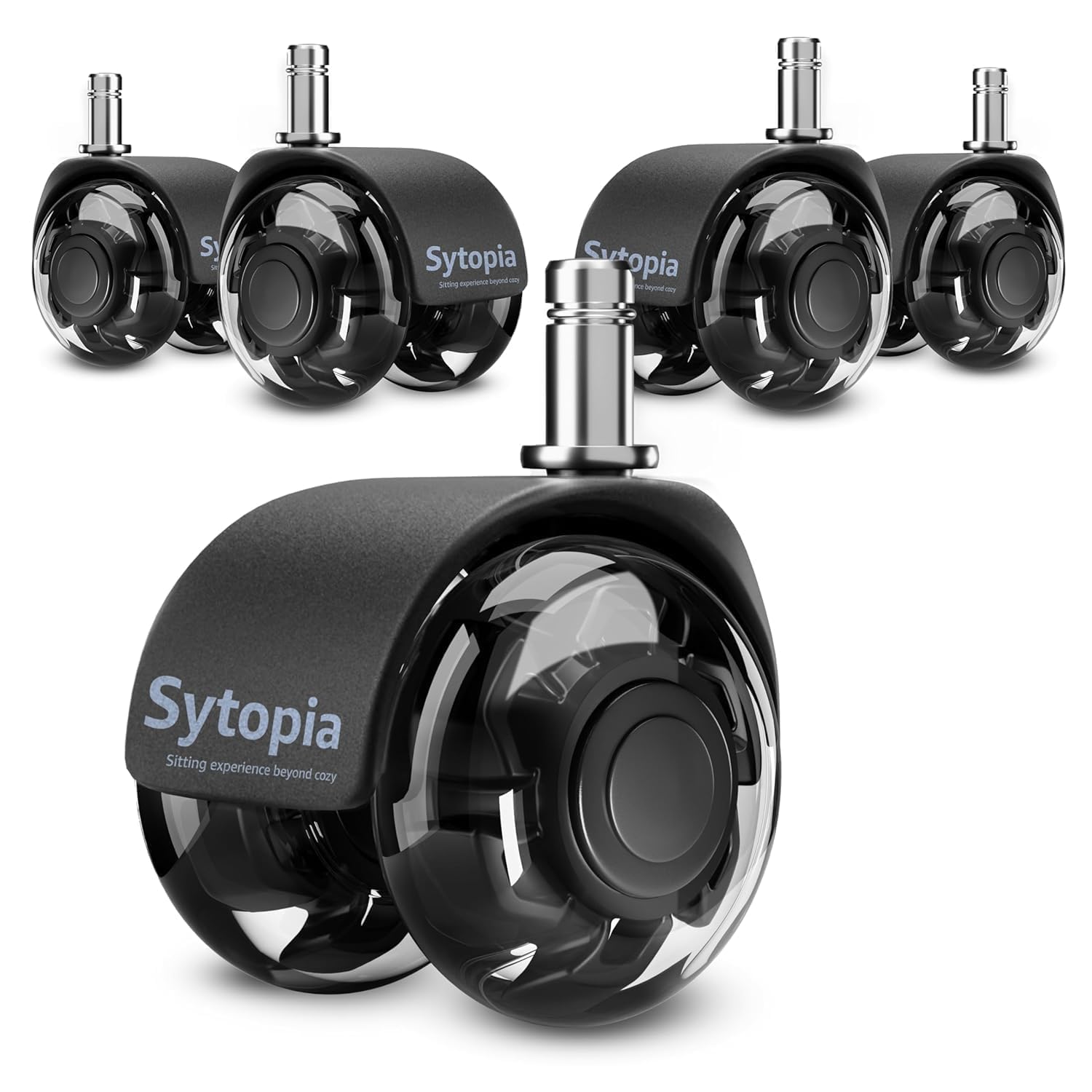 Detalle de Sytopia 5er Rollen Bürostühle 317 kg