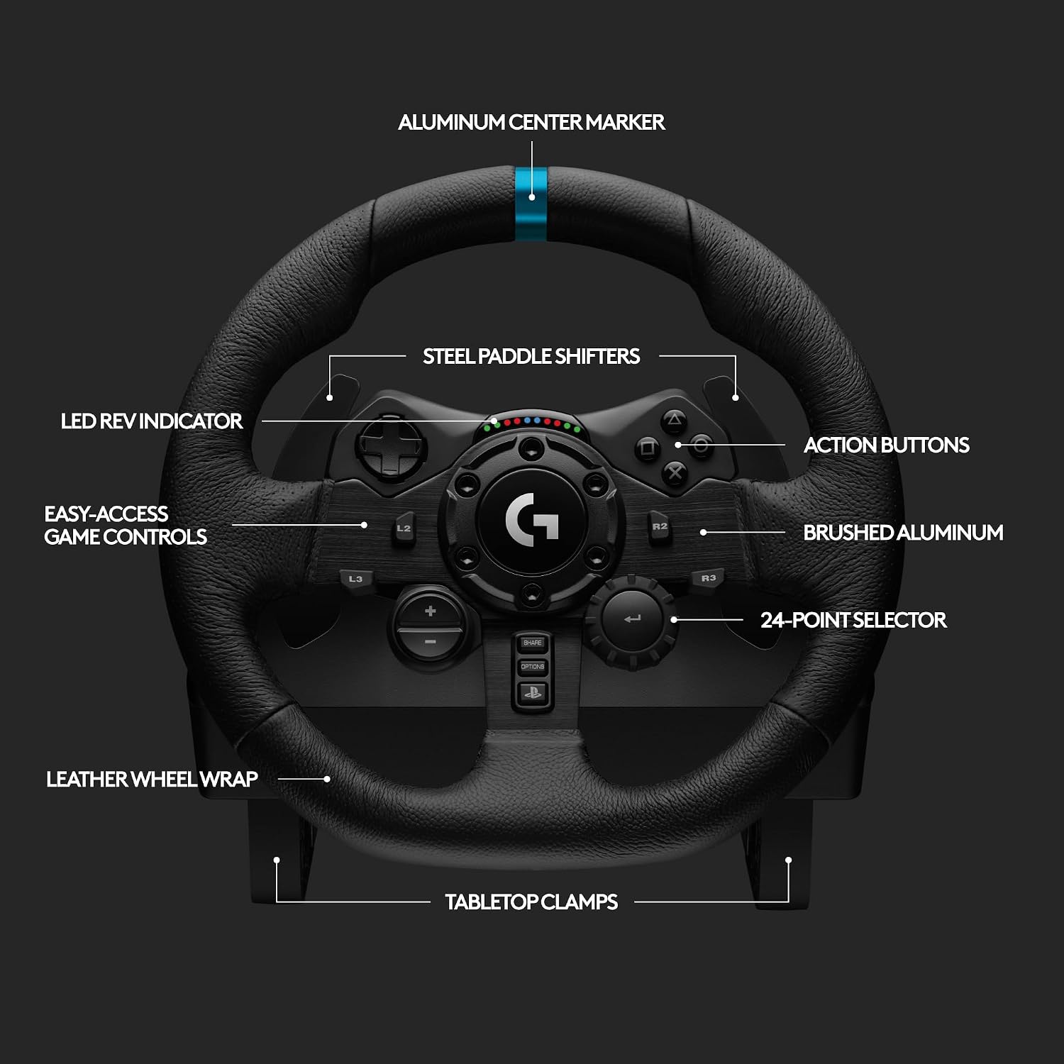 Thumbnail 6 de Logitech G923 Racing Wheel 1000 Hz TRUEFORCE