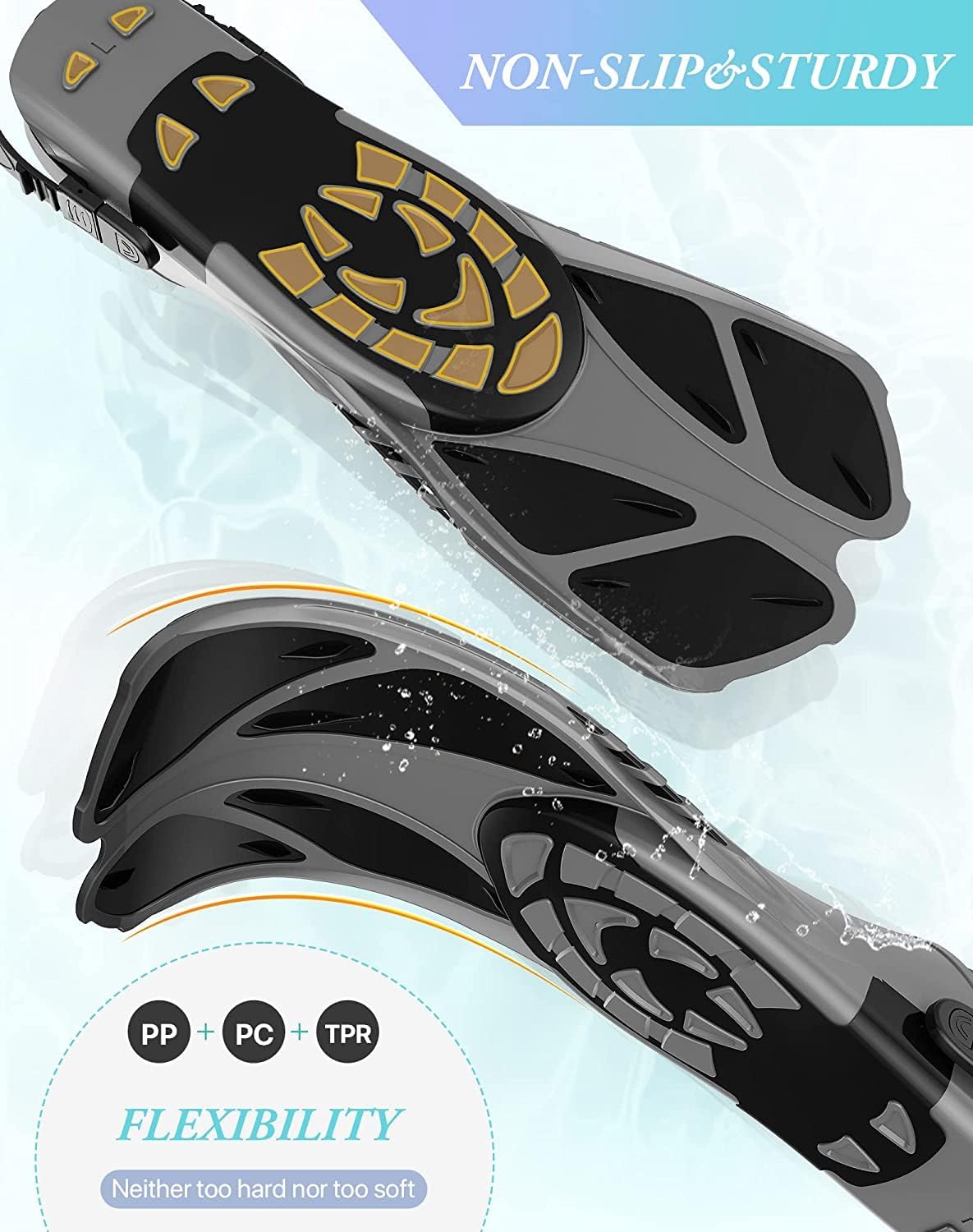 Detalle de Greatever Snorkel Fins Short
