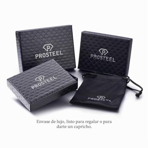 Thumbnail 6 de PROSTEEL San Benito de Nursia – Cruz Oro con Medalla y Cadena Dorada 55 cm Ajustable