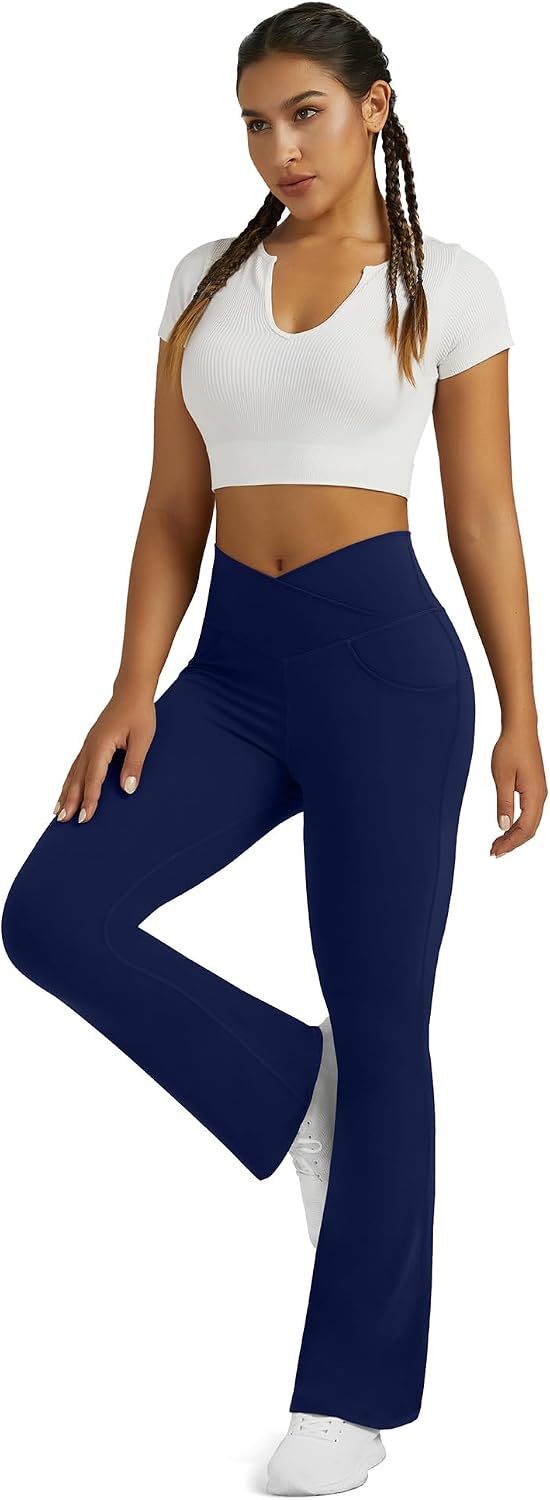 Detalle 1 de Flare Yoga Leggings in Polyester