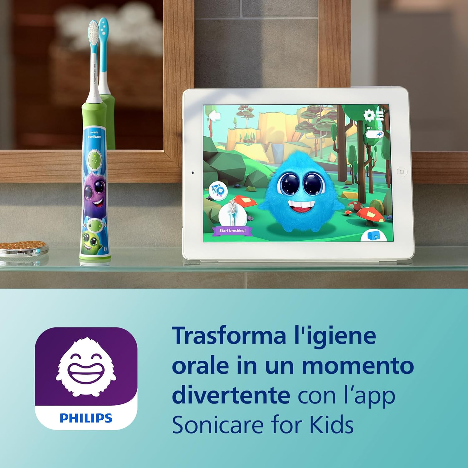 Detalle 2 de Philips Sonicare 3 anni spazzolino elettrico 🪥