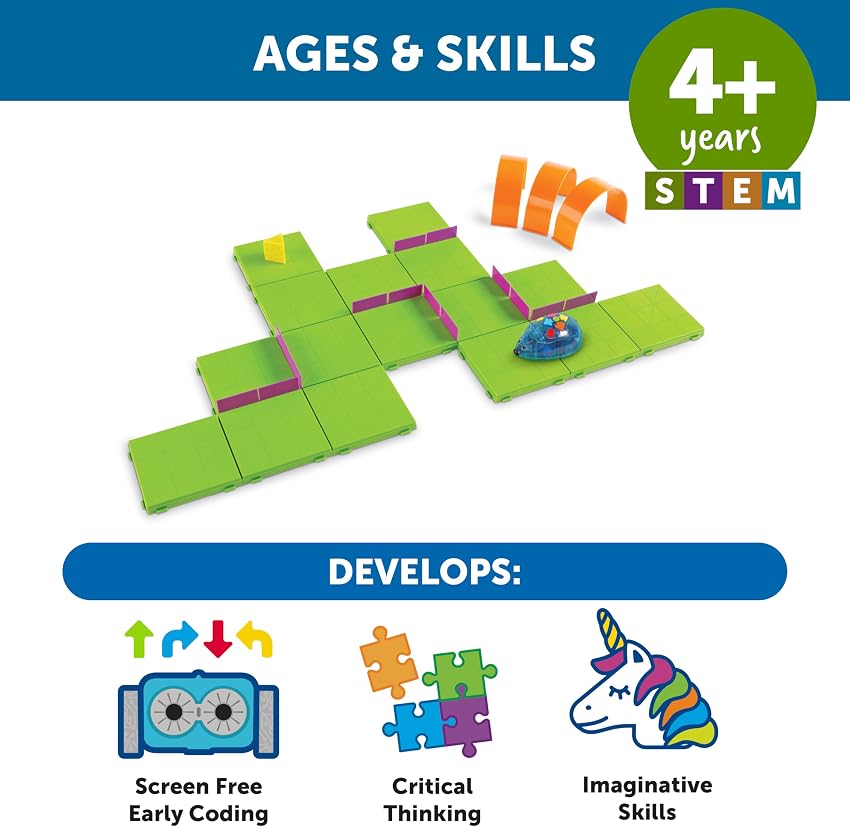 Thumbnail 4 de Learning Resources Ratón Robot Colby recargable para programación
