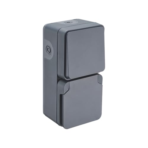 Detalle 2 de DEBFLEX Cyklone Interruptor con enchufe IP55 150×75×65 mm 🔌