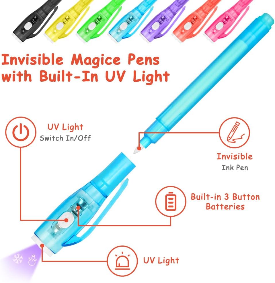 Thumbnail 2 de OFFCUP UV Stift 7er Set unsichtbarer Stift mit UV Lampen