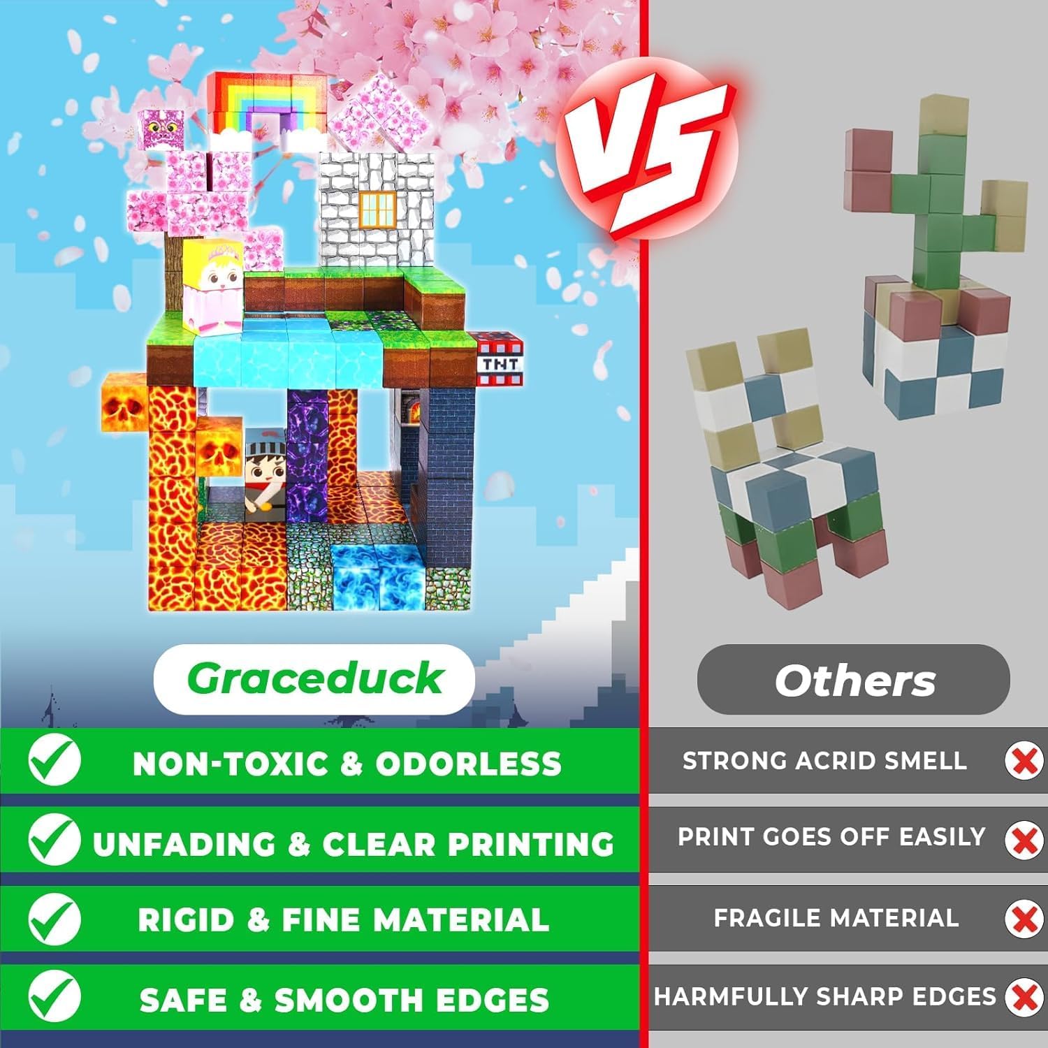 Thumbnail 4 de GraceDuck Magnetische Bausteine 150 🧩