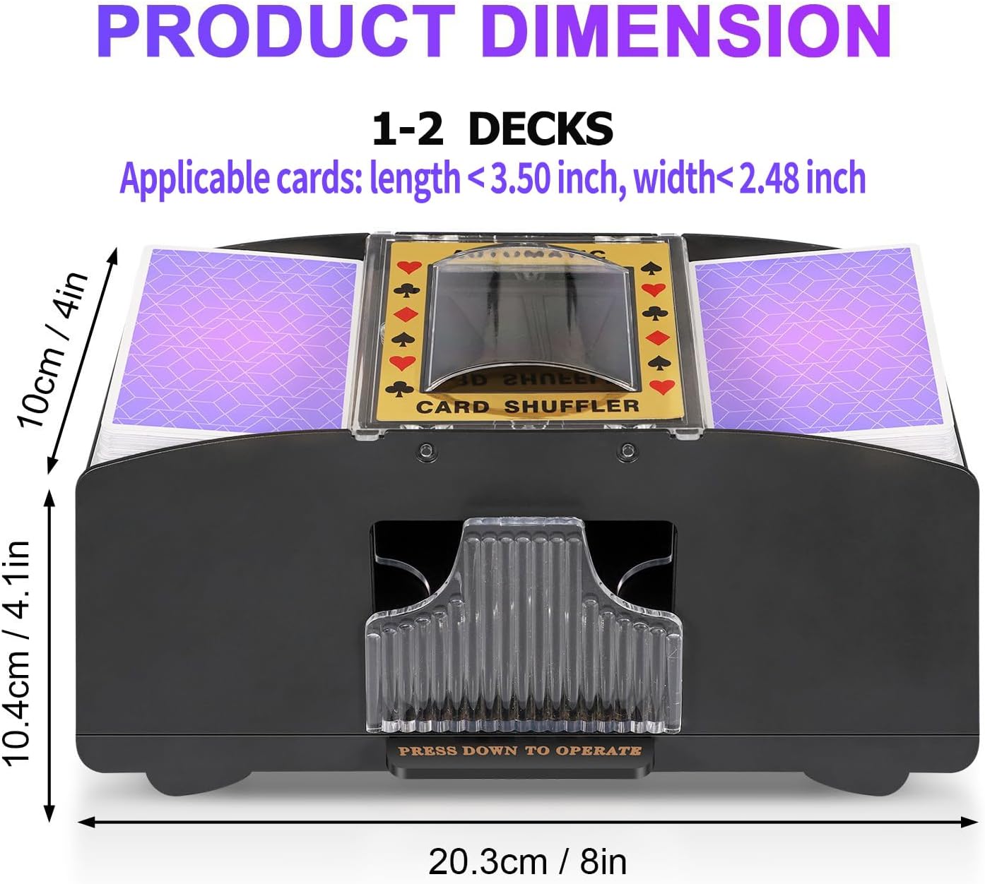 Thumbnail 2 de FEIERYA Automatic Card Shuffler 2-deck 🎴