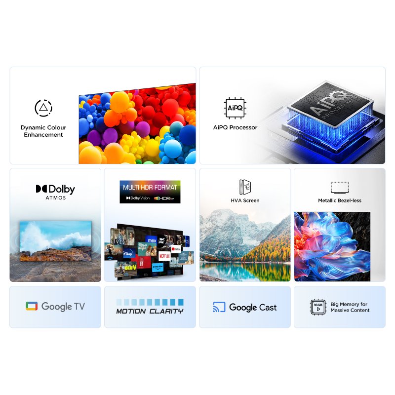 Detalle 2 de TV TCL LED P6K 65" 4K HDR Google TV