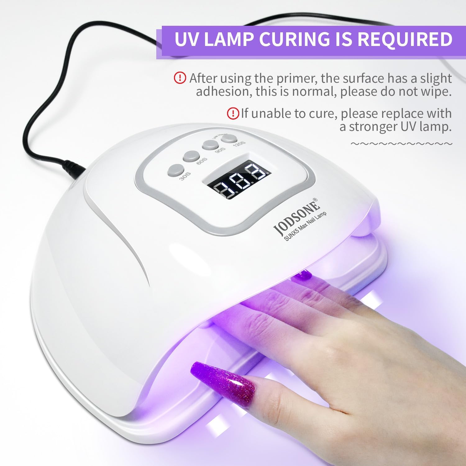 Thumbnail 1 de JODSONE Set da 2 flaconi da 10 ml di gel per unghie: base, top e finish luminoso per casa e salone