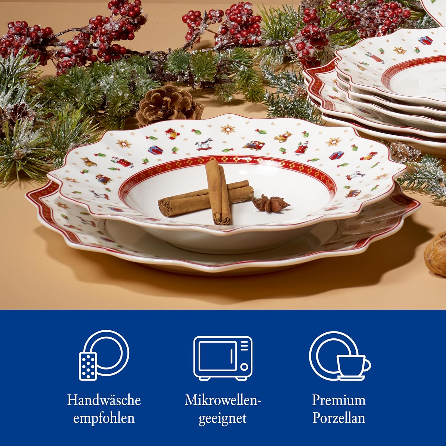Thumbnail 2 de Villeroy & Boch Toy's Delight Tafelservice Weihnachtset 12-tlg