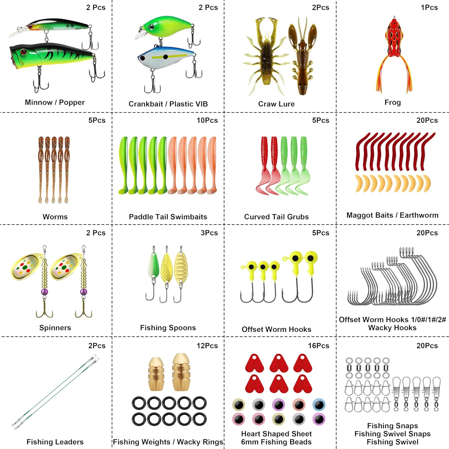Detalle de Kit de leurres de pêche TRUSCEND 110
