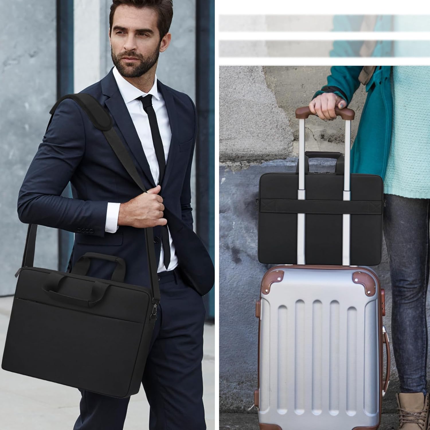 Thumbnail 1 de TECOOL Laptop Bag 15.6 inch waterproof sleeve 💼