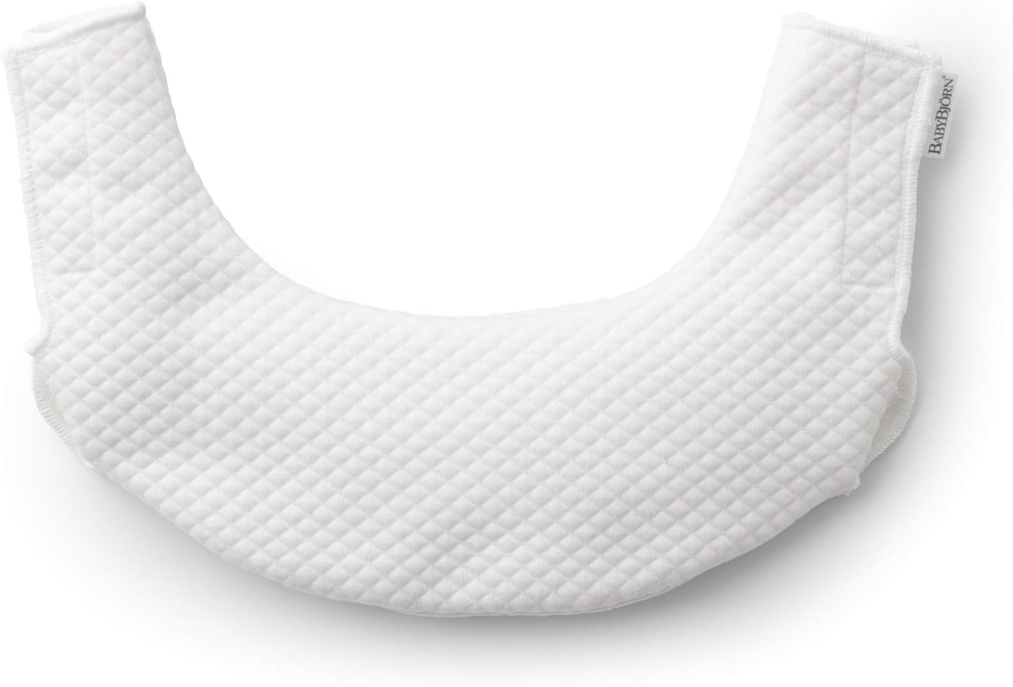 Detalle de BabyBjörn Teething Bib for Baby Carrier One, White