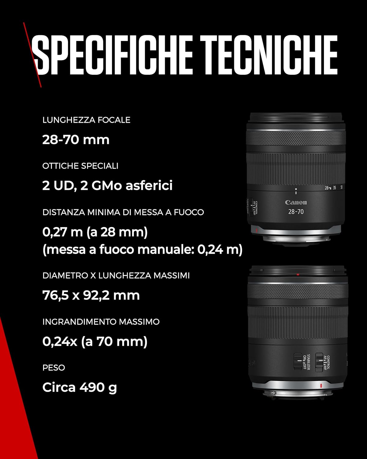 Thumbnail 6 de Canon RF 28-70mm F2.8 IS STM: zoom standard versatile per EOS R