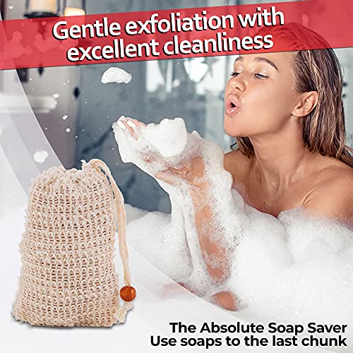 Thumbnail 4 de Natura Germania Aleppo Soap Set: 2 x Olive & Laurel Oil Soap (200g each) with Sisal Bag and Storage Bag