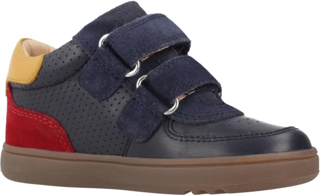 Detalle de Geox Baby Jungen B Biglia First Walker Schuh – atmungsaktiver Lauflernschuh für kleine Füße