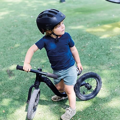 Thumbnail 4 de ABUS Kinderhelm Smiley 3.0 – Fahrradhelm mit tiefer Passform, Zopfplatz und Roboter‑Muster, Gr. S, Grün