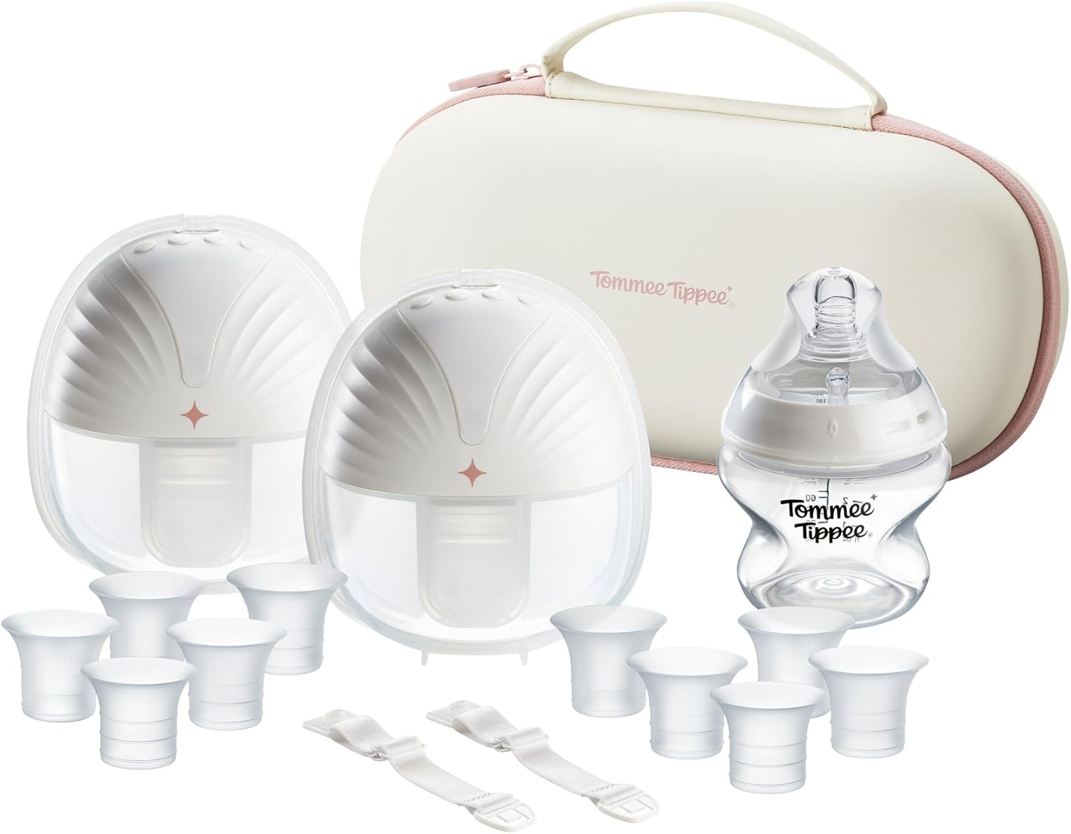 Detalle de Tommee Tippee Double Wearable Breast Pump, Hands-Free in-Bra Design (24mm Flange) – In-Depth Review