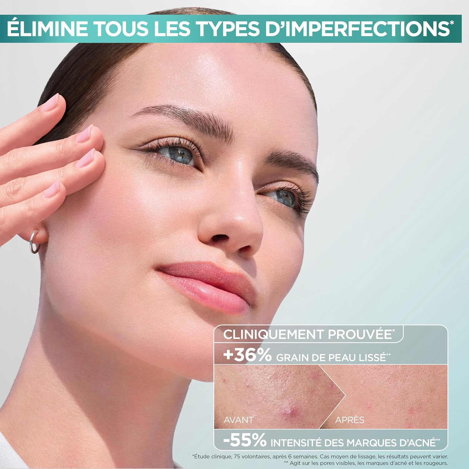 Detalle de Garnier PureActive salicylzuurpeelinglotion 120 ml met niacinamide en AHA