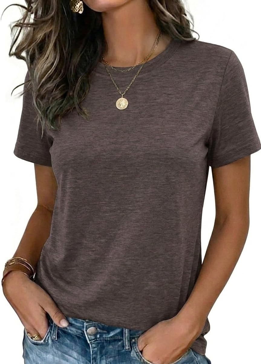 Thumbnail 6 de Zeagoo Women’s Short Sleeve Crewneck Tee: Lightweight Comfort for Everyday Wear