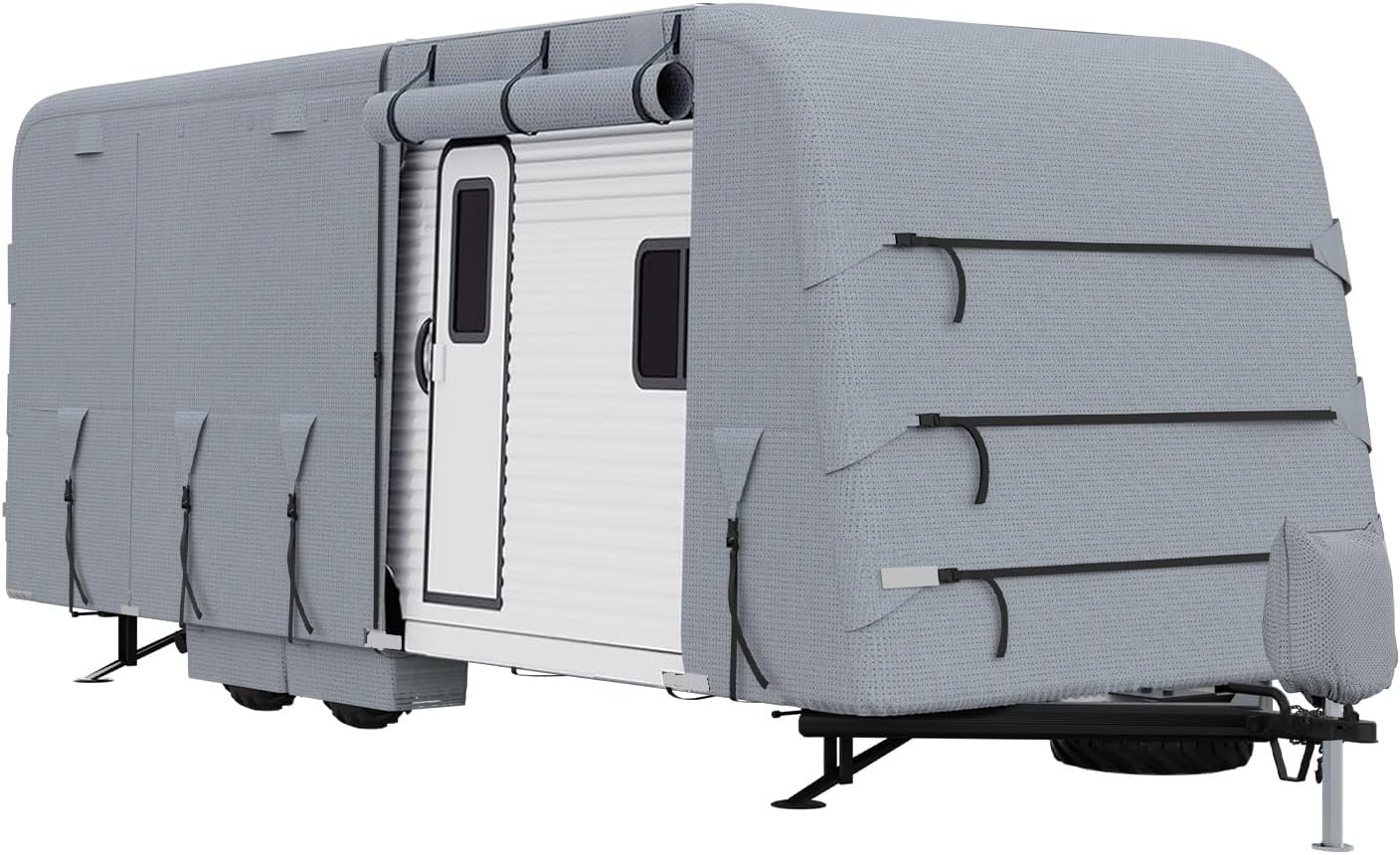 Detalle de Heavy-Duty Caravan Cover with 4-Layer Technology for 18-30+ ft Motorhomes
