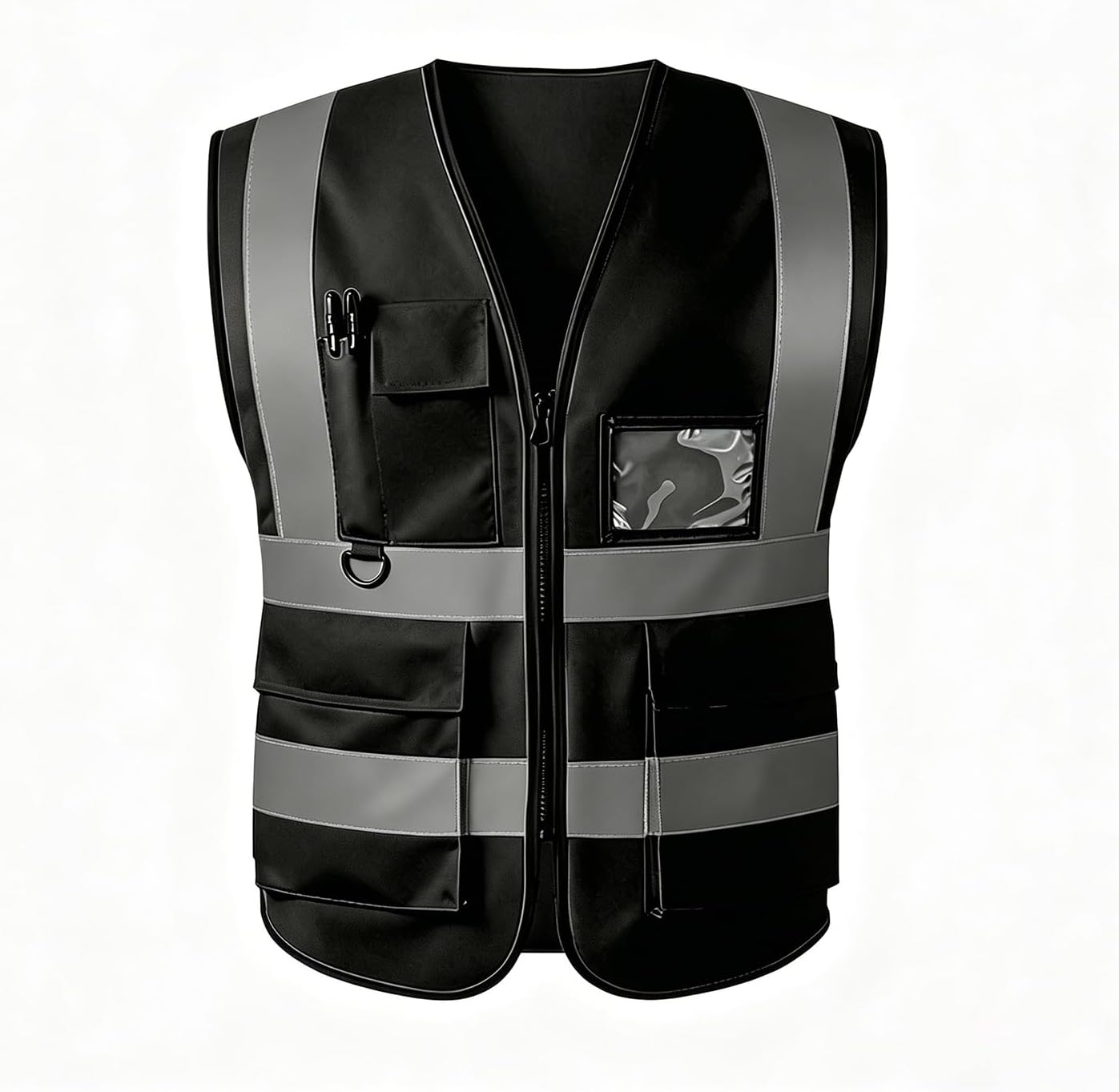 Thumbnail 6 de GKOB Hi Vis Vests for Women Men with Reflective Strips, Zipper Front & Pockets